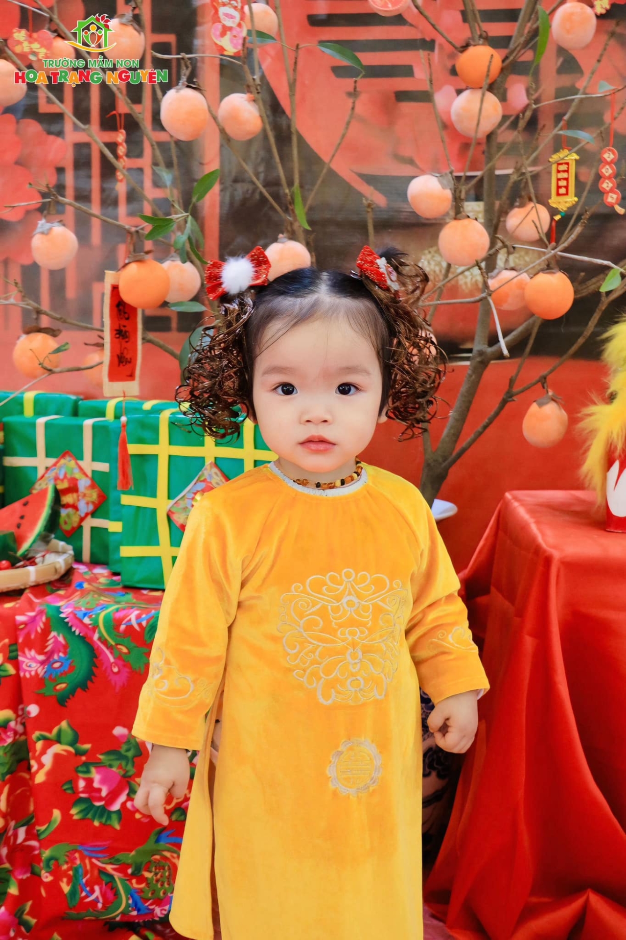 Mang xuân về cùng bộ sưu tập ảnh cực đáng yêu của các bé Hoa Trạng Nguyên