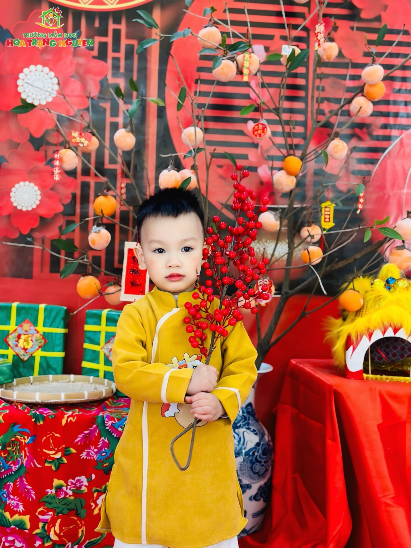 Mang xuân về cùng bộ sưu tập ảnh cực đáng yêu của các bé Hoa Trạng Nguyên