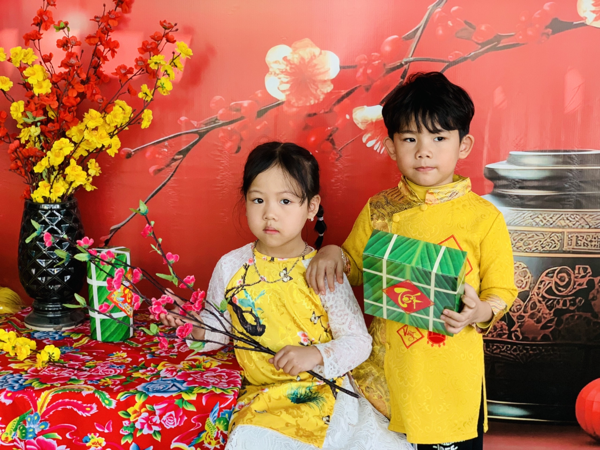 Mang xuân về cùng bộ sưu tập ảnh cực đáng yêu của các bé Hoa Trạng Nguyên