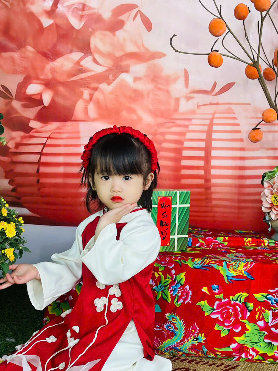 Mang xuân về cùng bộ sưu tập ảnh cực đáng yêu của các bé Hoa Trạng Nguyên